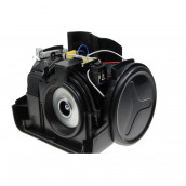 Carter avec moteur platine et enrouleur