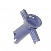 Raccord flexible bleu