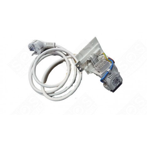 CÂBLE D'ALIMENTATION 3X1 SCHUKO ET FILTRE ANTI PARASITE MACHINE À LAVER, LAVE-LINGE - C00091633