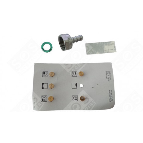 JEU D'INJECTEURS, GICLEURS GAZ BUTANE/PROPANE FOUR, CUISINIÈRE - G30-30MBAR, 4431910056