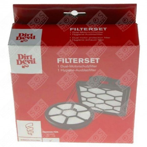 KIT FILTRE PRÉ MOTEUR + FILTRE POST MOTEUR ASPIRATEUR - 2325001