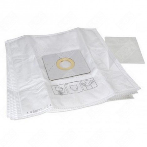 BOITE DE 4 SACS + FILTRE PRÉ MOTEUR ASPIRATEUR - 7700022