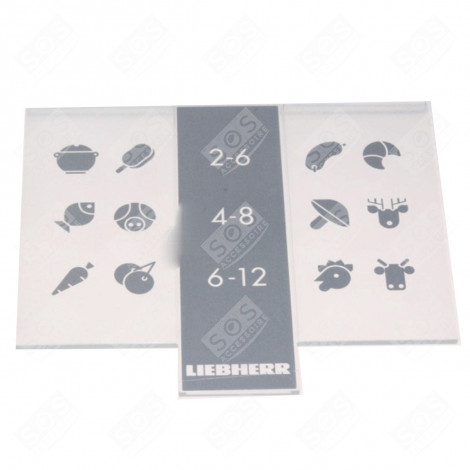 BANDEAU SERIGRAPHIE POUR TIROIR FRIGO, RÉFRIGÉRATEUR, CONGÉLATEUR - 7436050