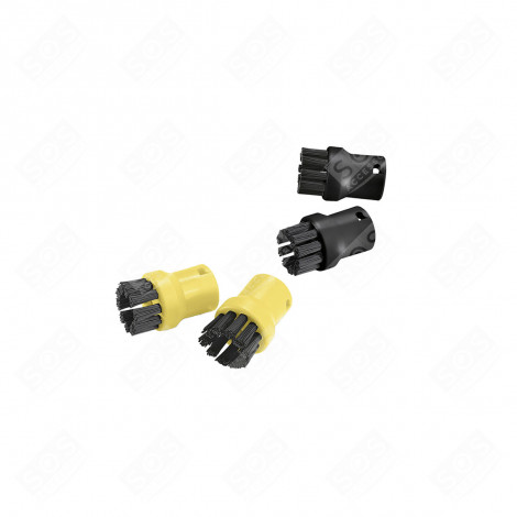 JEU DE 4 BROSSES RONDES ASPIRATEUR - 28632640