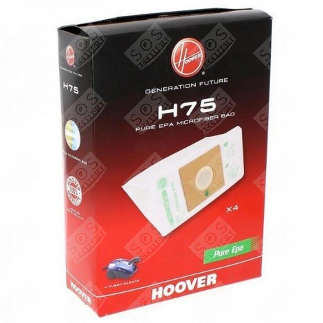 H75 BOITE DE 4 SACS MICROFIBRE ACUBE ASPIRATEUR - 35601663