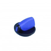 Bouton tournant  6x5 blue
