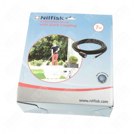 RALLONGE FLEXIBLE STANDARD HP QUICK COUPLING 7M ASPIRATEUR - 106411346