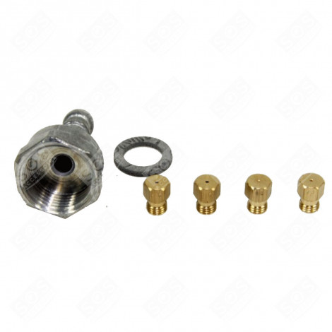 JEU D'INJECTEURS GAZ BUTANE PROPANE D'ORIGINE PLAQUE DE CUISSON - 6065063221