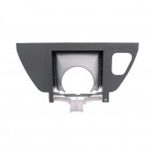 Entonnoir blanc avec support