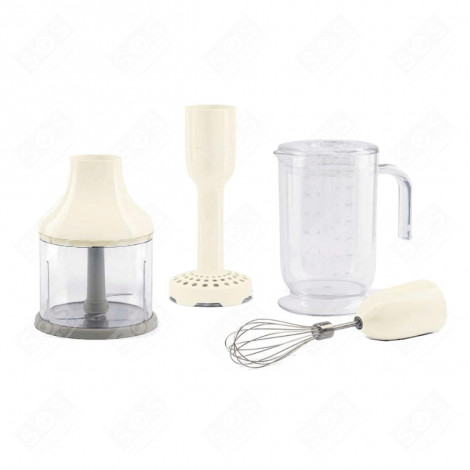 ACCESSOIRES POUR MIXEUR PLONGEANT, CRÈME : CARAFE, BOL HACHOIR, PRESSE-PURÉE, FOUET À FILS DIVERS PETIT MÉNAGER - HBAC01CR