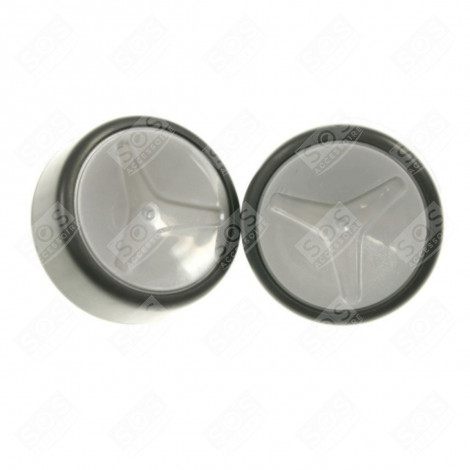 LOT DE 2 ROUES EN PLASTIQUE ASPIRATEUR - 996510079457