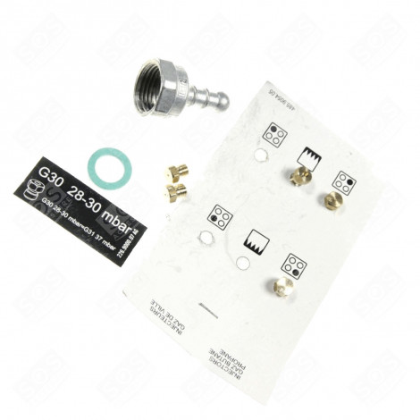 KIT INJECTEURS, GICLEURS BUTANE FOUR, CUISINIÈRE - 4431910108