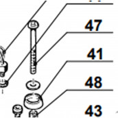 Anneau d'isolation silicone repère 41