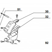 Recouvrement tube-vapeur repère 32