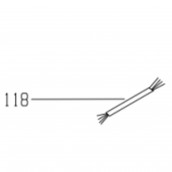 Câble d'alimentation (repère 118)