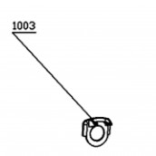 Support de tuyau d'alimentation  (repère 1003)