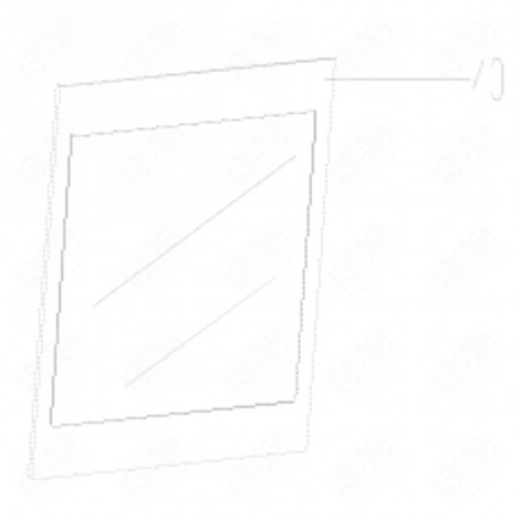 VITRE INTÉRIEURE             -    519X400 MM FOUR, CUISINIÈRE - 290441248