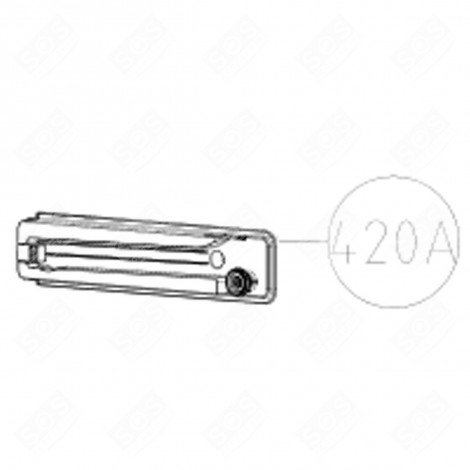 RAIL (REPÈRE 420A) FRIGO, RÉFRIGÉRATEUR, CONGÉLATEUR - 5930720100