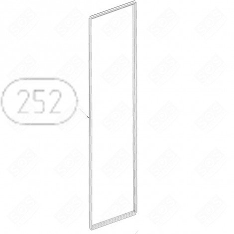 JOINT DE PORTE (REPÈRE 252) FRIGO, RÉFRIGÉRATEUR, CONGÉLATEUR - 5928101100