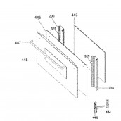 Fronton de porte (repère 448)