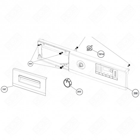 BANDEAU MACHINE À LAVER, LAVE-LINGE - 2451409272