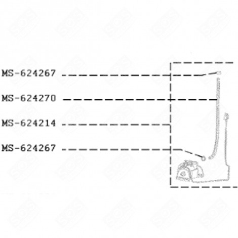 POMPE (REPÈRE MS-624214) NESPRESSO VERTUO PLUS CAFETIÈRE, MACHINE À CAFÉ - MS-624214