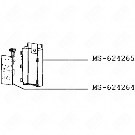 CARTE ÉLECTRONIQUE CAFETIÈRE, MACHINE À CAFÉ - MS-624264