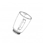 Bol blender en verre