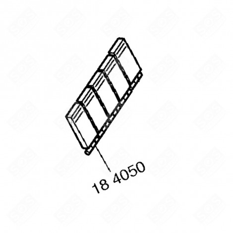TOUCHE (REPÈRE 184050) LAVE-VAISSELLE - 00184050
