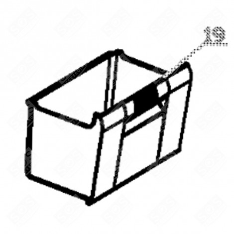 TIROIR DE CONGÉLATEUR INFÉRIEUR (REPÈRE 29) FRIGO, RÉFRIGÉRATEUR, CONGÉLATEUR - 578C35
