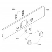 Bandeau de commande (repère 0109) d'origine