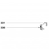 Support charnière (repère 331)