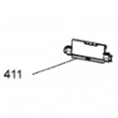 Couvercle panneau des commandes (repère 411) d'origine Couvercle panneau des commandes (repère 411) d'origine