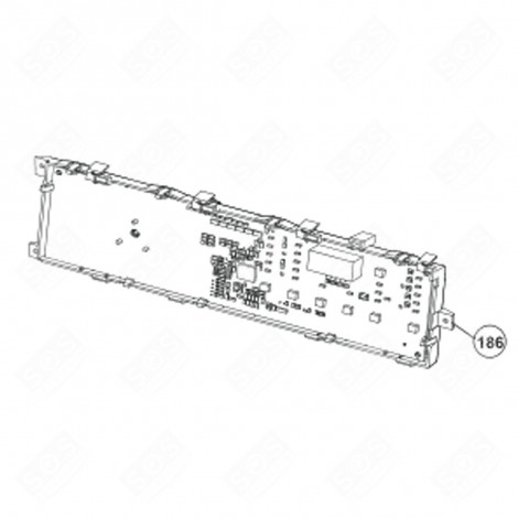 CARTE ÉLECTRONIQUE, MODULE DE PUISSANCE MACHINE À LAVER, LAVE-LINGE - 2826960150