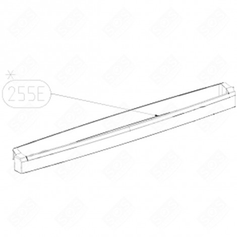 BALCONNET (REPÈRE 255E) FRIGO, RÉFRIGÉRATEUR, CONGÉLATEUR - 4943260400