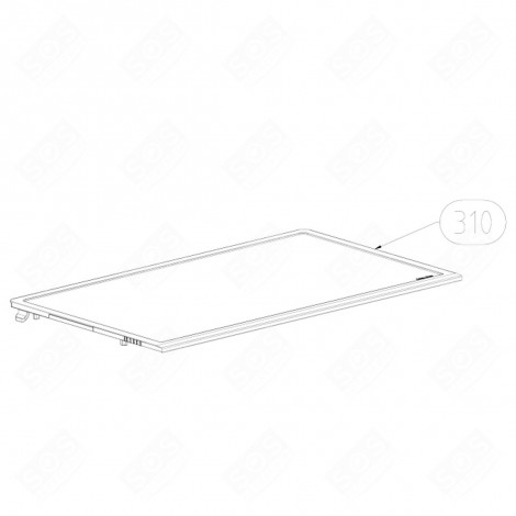 CLAYETTE, ÉTAGÈRE (REPÈRE 310)          -               722X424 MM FRIGO, RÉFRIGÉRATEUR, CONGÉLATEUR - 4397060100