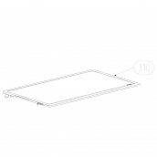 Clayette, étagère (repère 310)          -               722X424 mm