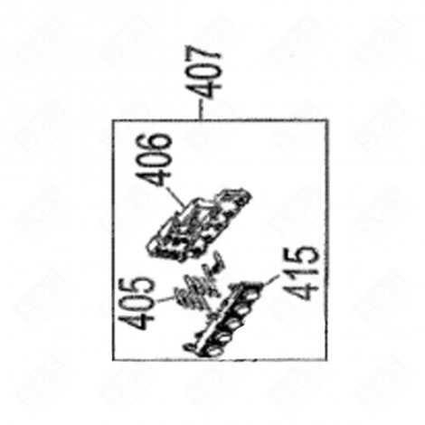 BOUTON (REPÈRE 415) MACHINE À LAVER, LAVE-LINGE - 42112080
