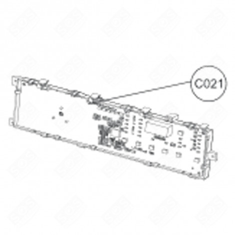 CARTE ÉLECTRONIQUE, MODULE DE PUISSANCE MACHINE À LAVER, LAVE-LINGE - 2331300900