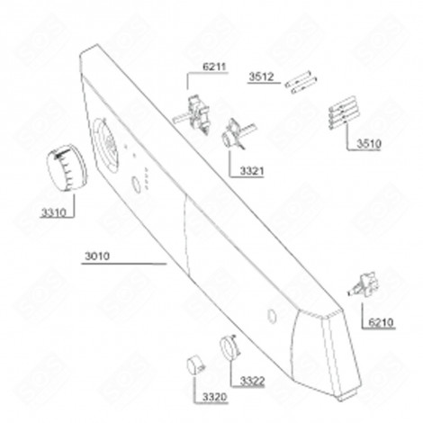 BANDEAU (REPÈRE 3010) LAVE-VAISSELLE - 1731761600