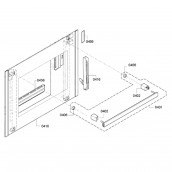 Vitre de façade (repère 0410) d'origine