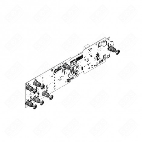 CARTE ÉLECTRONIQUE, MODULE DE COMMANDE PROGRAMMÉ D'ORIGINE MACHINE À LAVER, LAVE-LINGE - 12003629