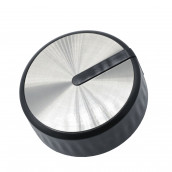 Bouton de commande gris