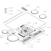 Plateau verre ceramique