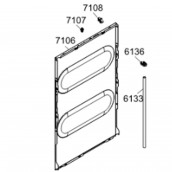 Panneau latéral cabinet wmd-80 la070 ( 7106)