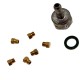 JEU D'INJECTEURS, GICLEURS BUTANE/PROPANE FOUR, CUISINIÈRE - 49002420