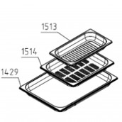 Lèchefrite perfore vapeur 1/3x40 (repère 1513) Lèchefrite perfore vapeur 1/3x40 (repère 1513)