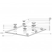 Chapeau de bruleur (repère 25)