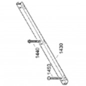 Vis a tôle a six pans (repère 1440)