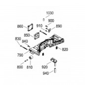 Membrane évacuation eaux (repère 940)